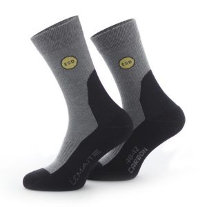 Κάλτσα Grey/Black ESD Lemaitre